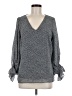 1.State 100% Polyester Gray Long Sleeve Blouse Size M - photo 1