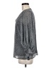 1.State 100% Polyester Gray Long Sleeve Blouse Size M - photo 5