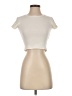 OAK Ivory Short Sleeve Turtleneck Size XS - photo 1