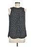 Apt. 9 100% Polyester Gray Sleeveless Blouse Size M - photo 1