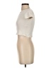 OAK Ivory Short Sleeve Turtleneck Size XS - photo 5