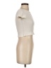 OAK Ivory Short Sleeve Turtleneck Size XS - photo 4