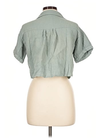 Love Notes Short Sleeve Button-Down Shirt (view 2)