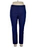 Alfani Solid Blue Casual Pants Size 14 - photo 1