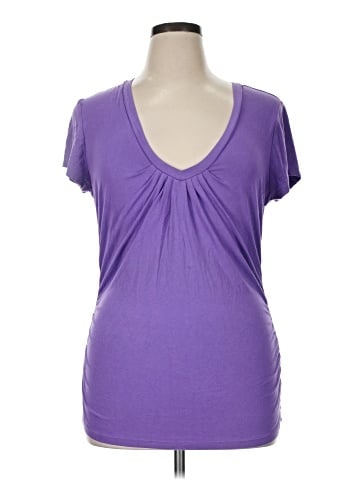New York & Company Short Sleeve T-Shirt (view 1)