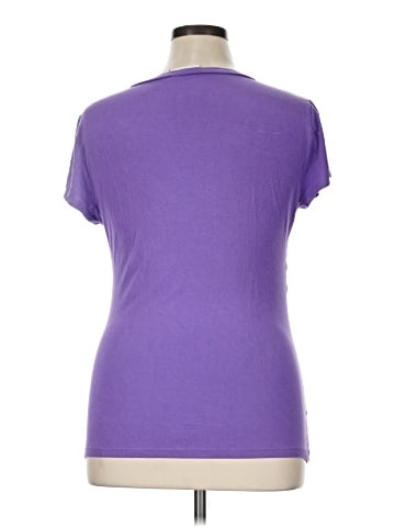 New York & Company Short Sleeve T-Shirt (view 2)