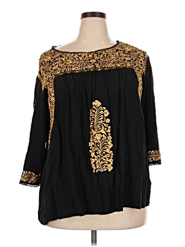 Tracy Reese 3/4 Sleeve Blouse (view 1)