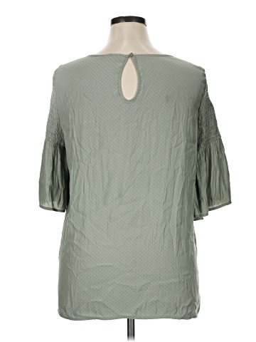 Pleione Short Sleeve Blouse (view 2)