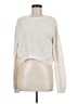 Xhilaration Metallic Ivory Pullover Sweater Size M - photo 1