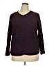 St. John's Bay 100% Polyester Purple Pullover Sweater Size XXL - photo 1