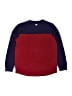 Old Navy Color Block Burgundy Pullover Sweater Size 10 - 12 - photo 1