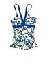 Boden Print Blue Swimsuit Top Size 4 - photo 1