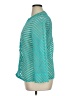 Chico's Chevron-herringbone Teal Jacket Size XL (3) - photo 5