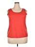 Chico's Red Sleeveless T-Shirt Size XXL (4) - photo 1