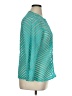 Chico's Chevron-herringbone Teal Jacket Size XL (3) - photo 4