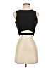 Missguided Black Sleeveless Top Size 4 - photo 1