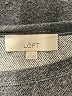 Ann Taylor LOFT 100% Cotton Floral Gray Pullover Sweater Size S - photo 7