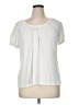 New Directions White Short Sleeve Blouse Size 1X - photo 1