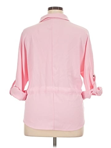 Zara 3/4 Sleeve Button-Down Shirt (view 2)