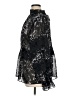 DKNY 100% Polyester Black Long Sleeve Blouse Size XL - photo 5