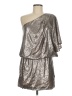 Boutique + Silver 3/4 Sleeve Top Size 8 - photo 1