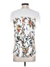 Daniel Rainn White Short Sleeve Blouse Size M - photo 2