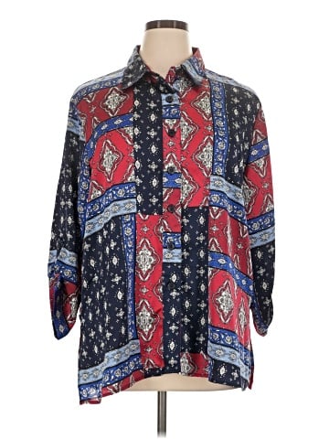 Draper's & Damon's 3/4 Sleeve Blouse (view 1)