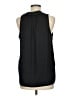 David Lerner 100% Polyester Black Sleeveless Blouse Size M - photo 2