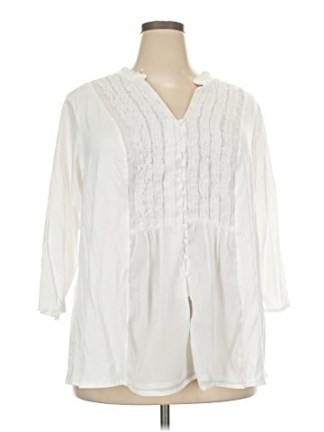 Coldwater Creek 3/4 Sleeve Blouse (view 1)