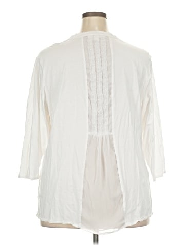 Coldwater Creek 3/4 Sleeve Blouse (view 2)