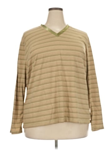 Liz Claiborne Long Sleeve Polo (view 1)
