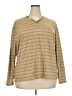 Liz Claiborne Tan Long Sleeve Polo Size 3X - photo 1