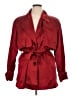 Dana Buchman Red Trenchcoat Size 14 - photo 1
