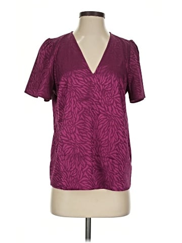 MICHAEL Michael Kors Short Sleeve Blouse (view 1)