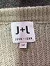 John & Jenn Color Block Green Tan Pullover Sweater Size S - photo 7