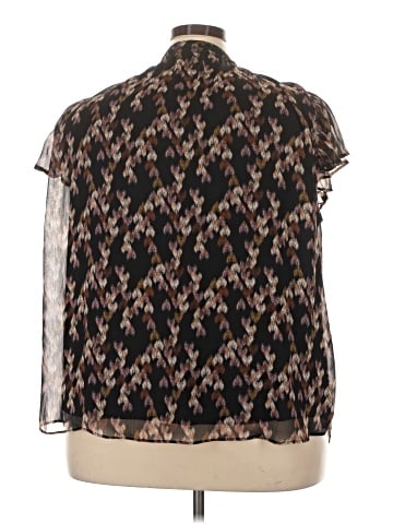 LC Lauren Conrad Short Sleeve Blouse (view 2)