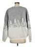 Ann Taylor LOFT Print Silver Pullover Sweater Size M - photo 2