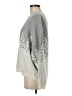 Ann Taylor LOFT Print Silver Pullover Sweater Size M - photo 5
