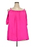 Tacera 100% Polyester Pink 3/4 Sleeve Blouse Size 3X - photo 1