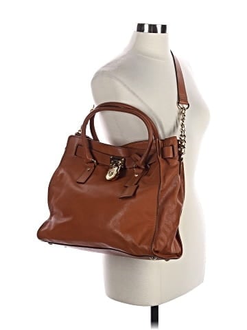 MICHAEL Michael Kors Leather Satchel (view 2)