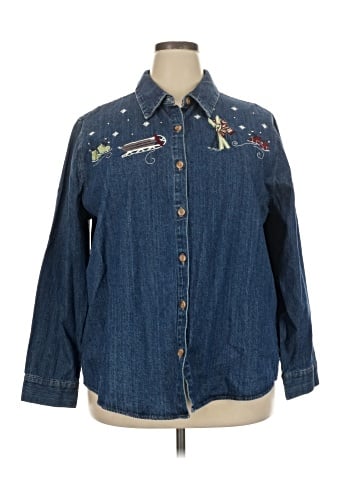 Cj Banks Denim Jacket (view 1)