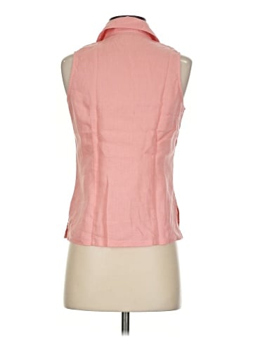 Deane and White Sleeveless Button-Down Shirt (view 2)