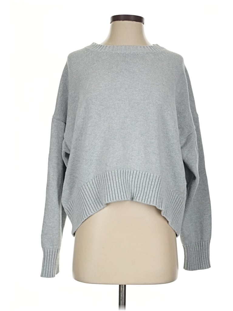 Pre-owned Quince Pullover Sweater In Gray