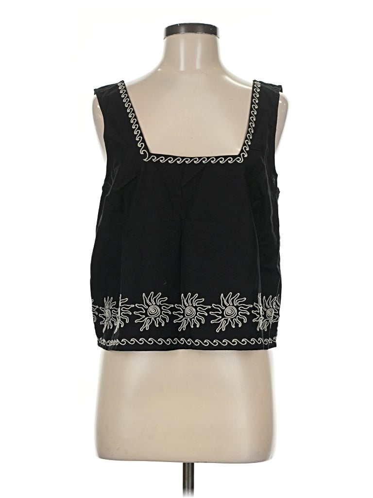 Universal Thread Tank Top Black Strapless Neckline Tops