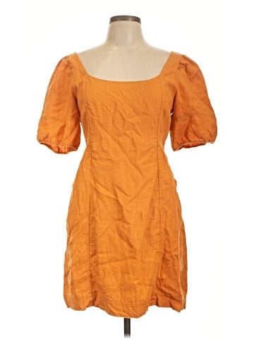 Madewell Maisie Mini Dress in 100% Linen (view 1)