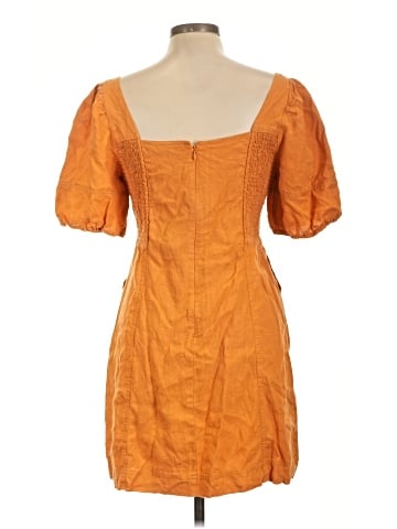 Madewell Maisie Mini Dress in 100% Linen (view 2)