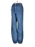 Express Solid Blue Jeans Size 5 - photo 1