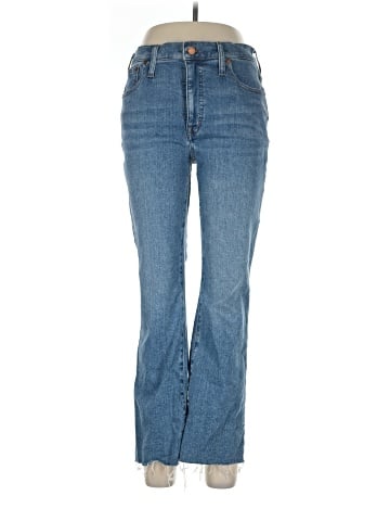 Madewell Kick Out Crop Jeans in Cherryville Wash: Raw-Hem Edition (view 1)