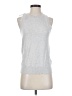 Minnie Rose Silver Sleeveless Top Size M - photo 1