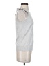 Minnie Rose Silver Sleeveless Top Size M - photo 4